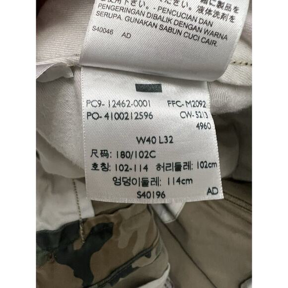 LEVIS Cargo Baggy Pants 40x32 Beige Green Camo Hunting - Picture 7 of 10